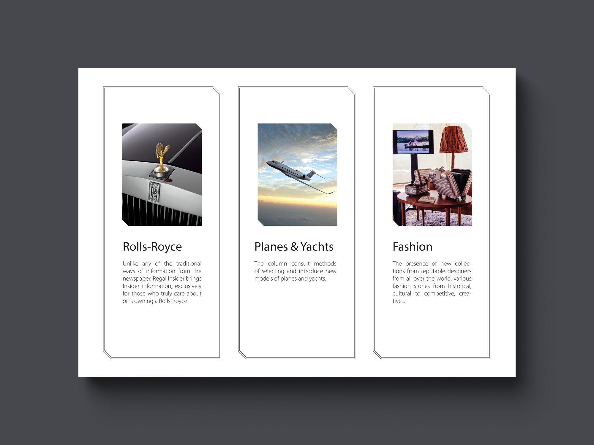 Regal media kit design 2016