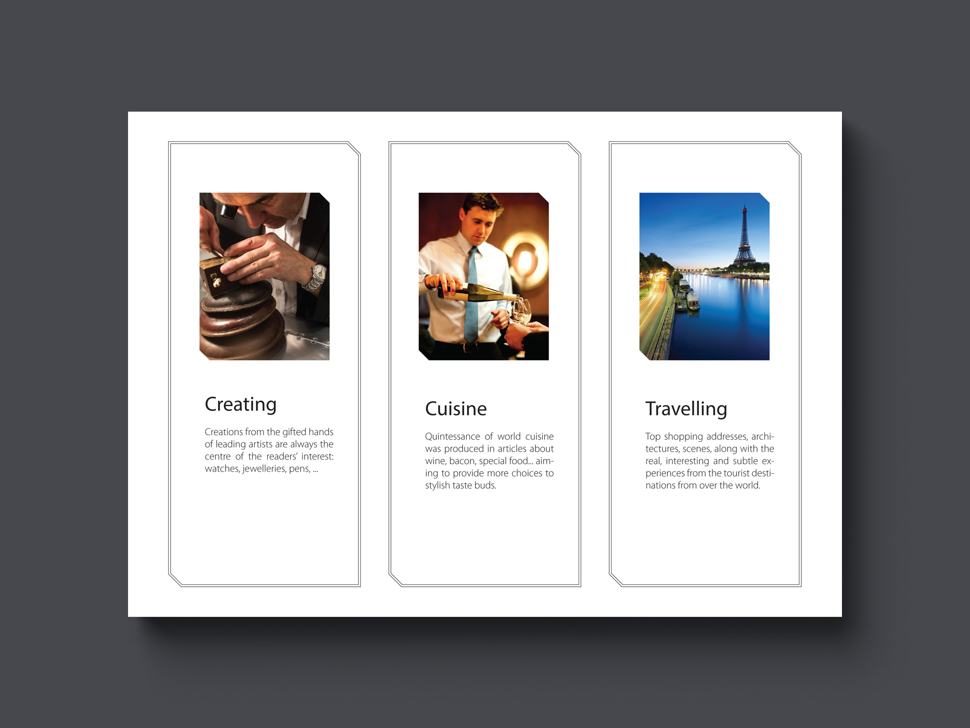 Regal media kit design 2016