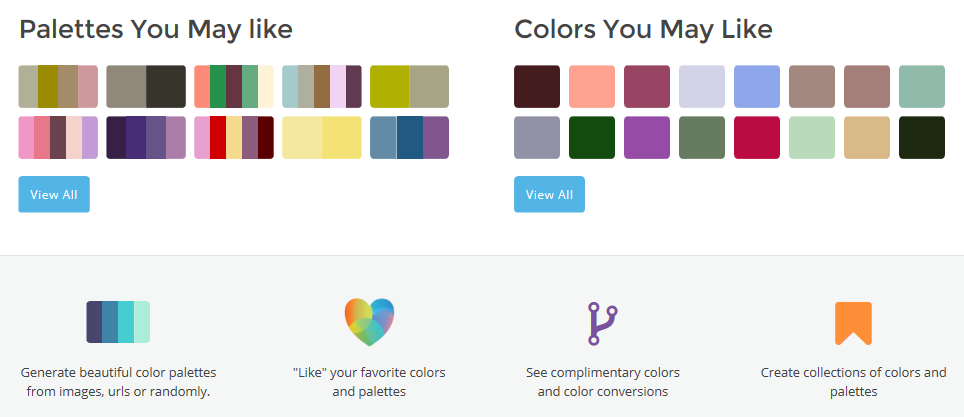 19  Palette Màu giúp Thiết kế Web dễ dàng hơn