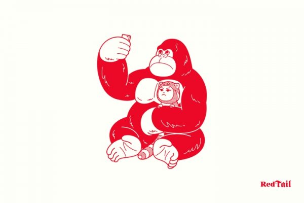 Thương hiệu RedTail thiết kế bởi Bravo Rocks và Kimiaki Yaegashi