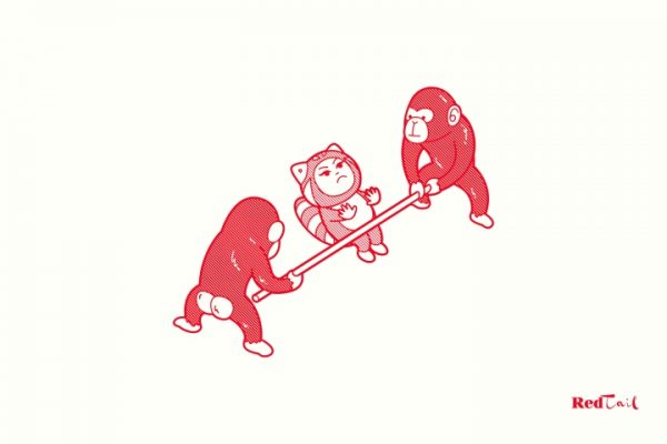 Thương hiệu RedTail thiết kế bởi Bravo Rocks và Kimiaki Yaegashi