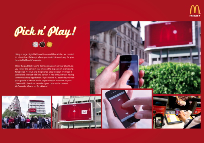 Các ý tưởng Marketing PR hay sáng tạo PicknPlay của McDonaldCác ý tưởng Marketing PR hay sáng tạo PicknPlay của McDonald