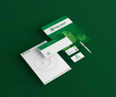 thiết kế bộ nhận diện thương hiệu Triều Trung Technologies