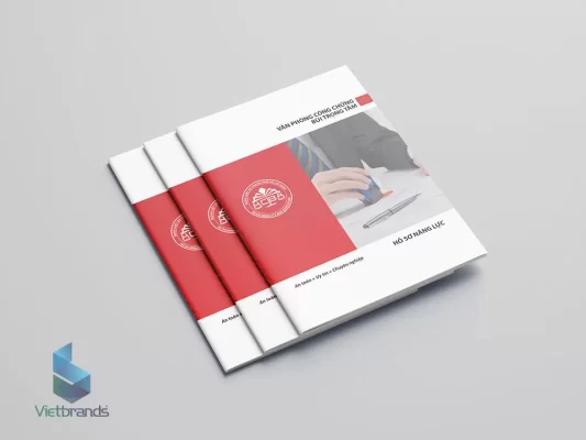 thiết kế profile văn phòng luật sư